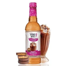 Jordan's Sugar Free Peanut Butter Cup Coffee Syrup, 25.4oz - Keto, Gluten Free