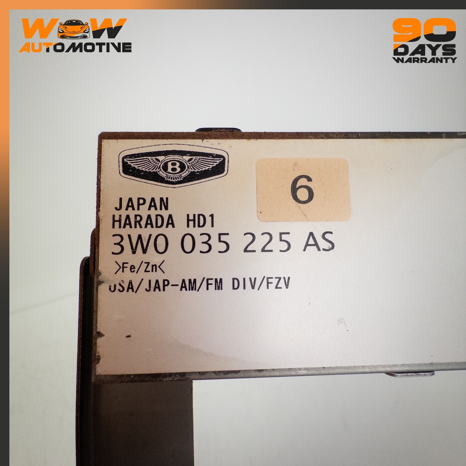 04-10 BENTLEY CONTINENTAL GT REAR ANTENNA AM FM AERIAL AMPLIFIER MODULE OEM