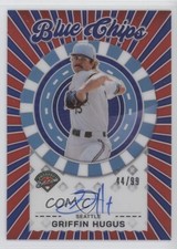 2025 Prospect Edition Blue Chip Signatures Red Prizm 44/99 Griffin Hugus Auto