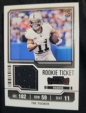 2023 Panini Contenders - Rookie Ticket Swatches Tre Tucker #TS35 (MEM, RC)