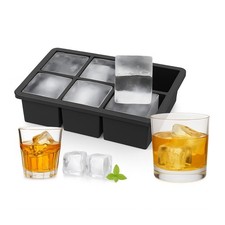 3x Eiswürfelformen Silikon XXL flexibel BPA-...