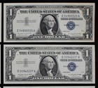 Old Money LOT of 8 1957/A $1 Silver Certificates XF/AU plain/A series UA5506 — photo 7