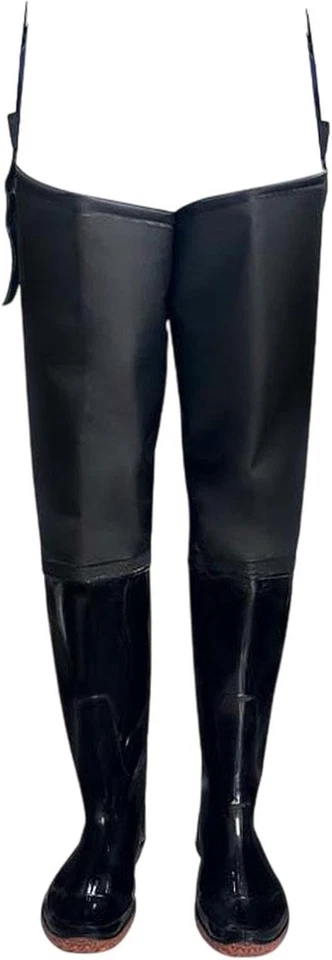 Stivali Da Pesca Con Stivali, Stivali Alti Fino Alla Coscia, Calze, Pantaloni Im - Immagine 2 di 4