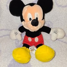  VINTAGE Disney World Mickey Mouse Plush Bean Bag NEW WITH TAGS
