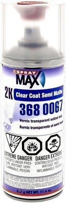 Spray max 2K 368-0067 Clear Satin Finish, 11.4 Ounce (Pack of 1), 
