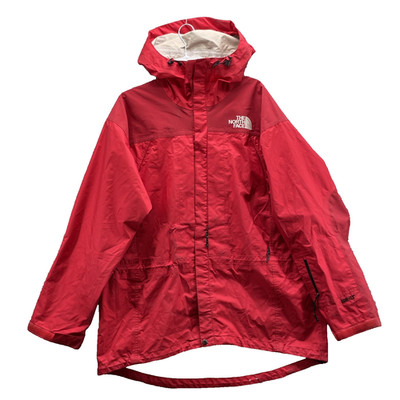 Vintage North Face Gore-Tex Mountain Guide Jacket Men's XL Red 90's Outdoor Hike