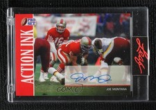 2021 Leaf Pro Set Sports Online Exclusive Action Ink Joe Montana Auto HOF 1t3