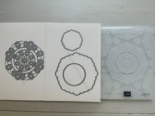 Stampin Up Delightful Doily Embossing Folder Die Bundle - Valentine s Day