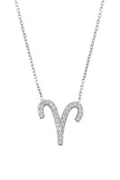 Latelita Zodiac Sternzeichen AnhäNger Kette Silber Widder 925 Sterling Silber
