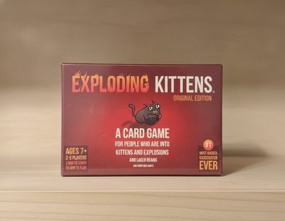 Exploding Kittens Original Edition Card Game - New Sealed - 2-9 Players Party