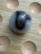 Dark Amethyst Purple Opaque Early VITRO Conqueror Patch Vintage Marble .69