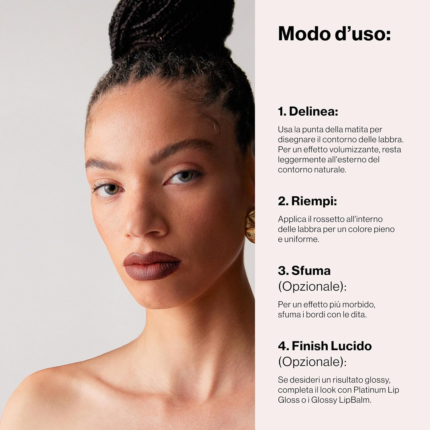 Canto Libre Double Lip Liner Nude - Matita Rossetto 2 in 1 No-Transfer - 3