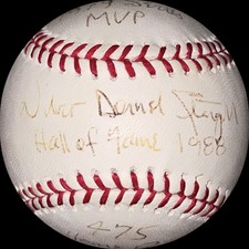 Willie Stargell Signed Full Name Stat Baseball JSA COA RARE!