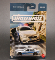 Matchbox - Bmw M5 Police - European Series - #2/5 - Long Card - Neu&Ovp