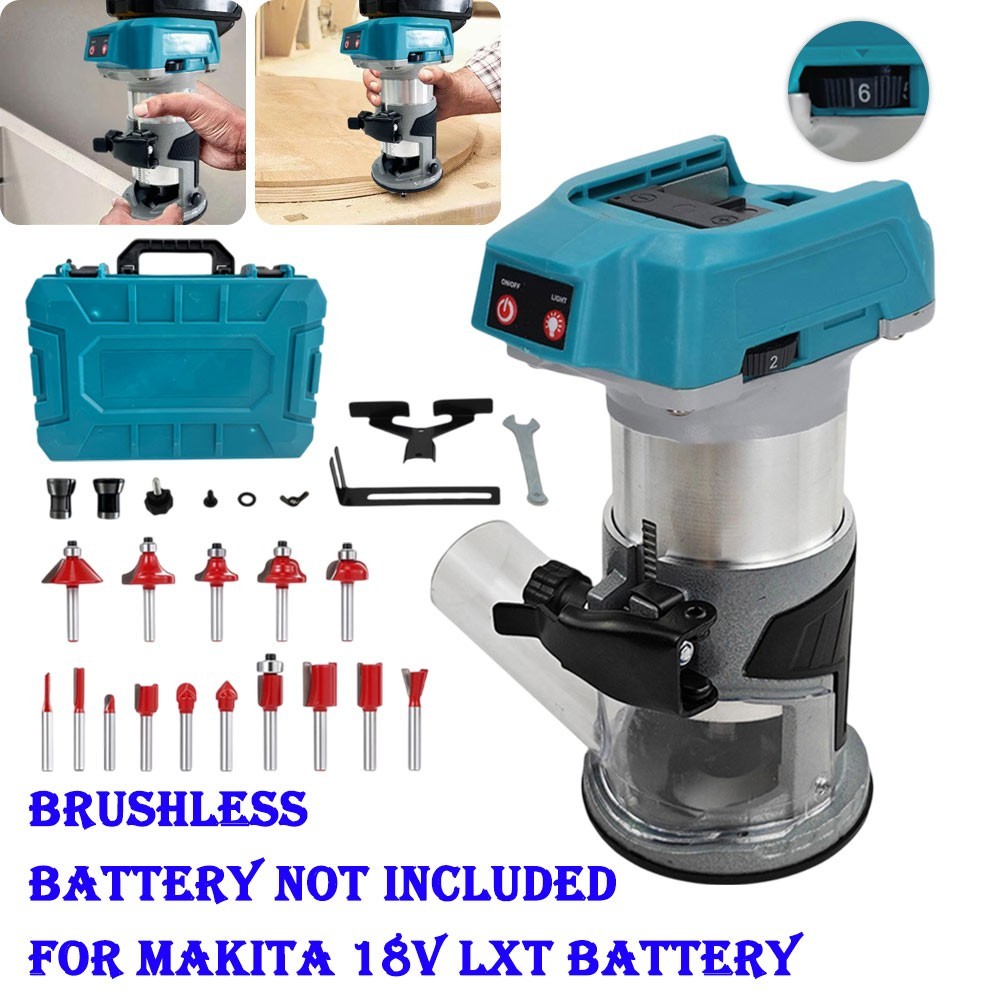 6 Gear For Makita LXT 18V BL Battery Brushless Cordless Trimmer Router Laminator-image