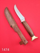 Jagdmesser von Rehwappen Solingen Vintage Messer Mit Holzgriff