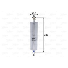 Kraftstofffilter VALEO 587079 für Audi Porsche A7 Sportback A6 C7 Q7