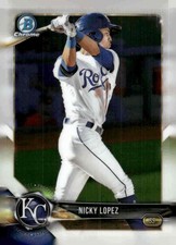 2018 Bowman Chrome #BCP195 Nicky Lopez Prospects