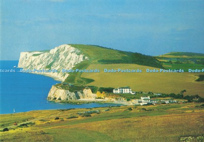 D284960 Isle of Wight Süßwasser Die Buchten und Klippen mit Blick von unten