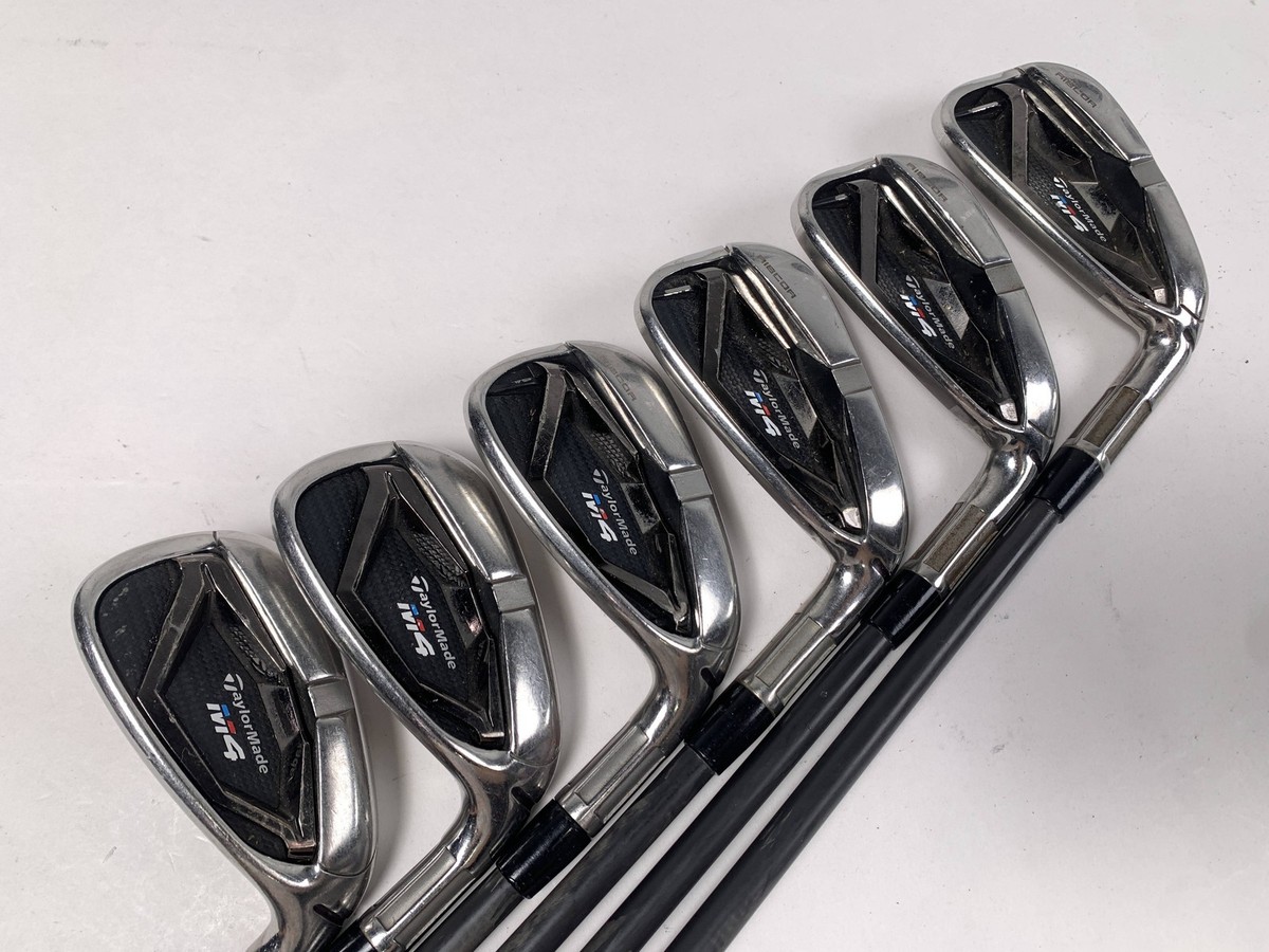 TaylorMade M4 Iron Set 5-PW VA Composites Baddaz 75g Stiff RH -1/2