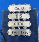 Civil War 95th Ohio Volunteer Infantry Ladder Badge
