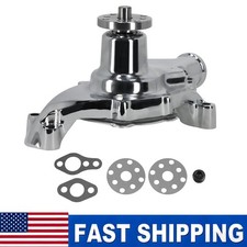 Chrome Water Pump For Chevy For Light Duty Trucks With 350 V8 Engines 1955-1972