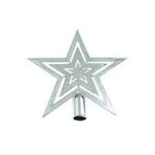 2 X Christmas Tree Topper Star Decoration Xmas Tree Top Ornament Shiny Ornament