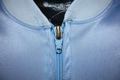 vintage 80s ADIDAS ATP KEYROLAN BLUE THREE STRIPE ZIPPER TRACK