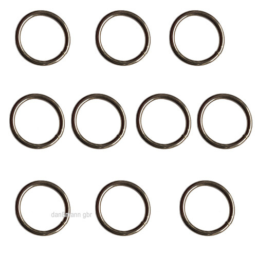 40 Stück O-Ringe Set – 4 Farben, 25 Mm Innendurchmesser, Metall, Geschweißt, Für Hundehalsbänder, Gürtel, DIY