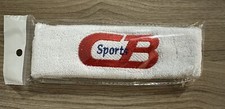 CB Sports White Sweatband Working Out Fitness Headband