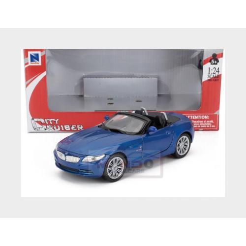 1:24 NEWRAY Bmw Z4 Spider Cabriolet Open 2009 Blue NY71183A MMC - Picture 2 of 2