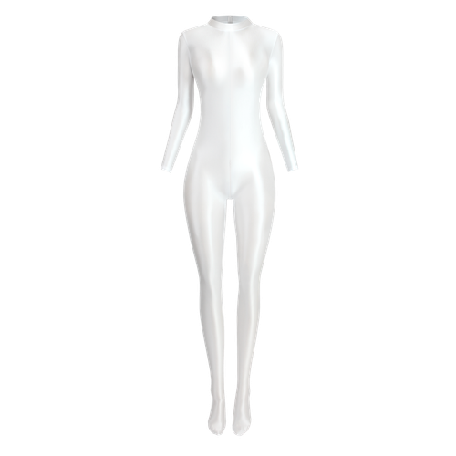 Body donna sexy lucido Unitard tuta senza cavallo pezzo unico body Zentai - Foto 23 di 33