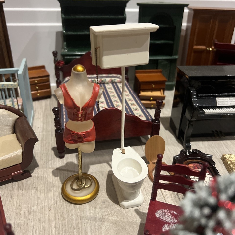 DOLL HOUSE Vintage / Modern Furniture Accessories Bundle eBay