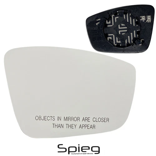 Side Mirror Glass for 2013-2015 Volkswagen PASSAT with Heated Passenger Side