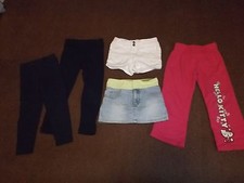 Girls Pants Shorts Skirt size 4 Lot of 5