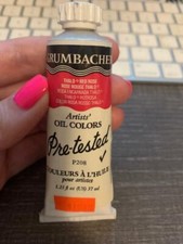 GRUMBACHER Artists' Oil Colors Pre-tested Thalo Red Rose Item P208