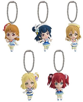 Love Live Sunshine Swing Mascot PVC Keychain SD Figure ~ Takami