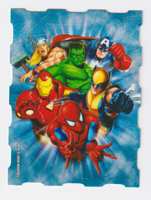 Thor Hulk Captain America Spiderman Iron Marvel Comics Series 3 #6