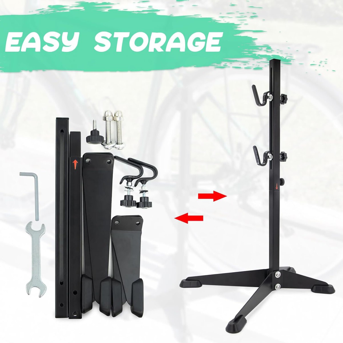 Support D'atelier Vélo Réglable – 20 à 29 Pouces – Portable