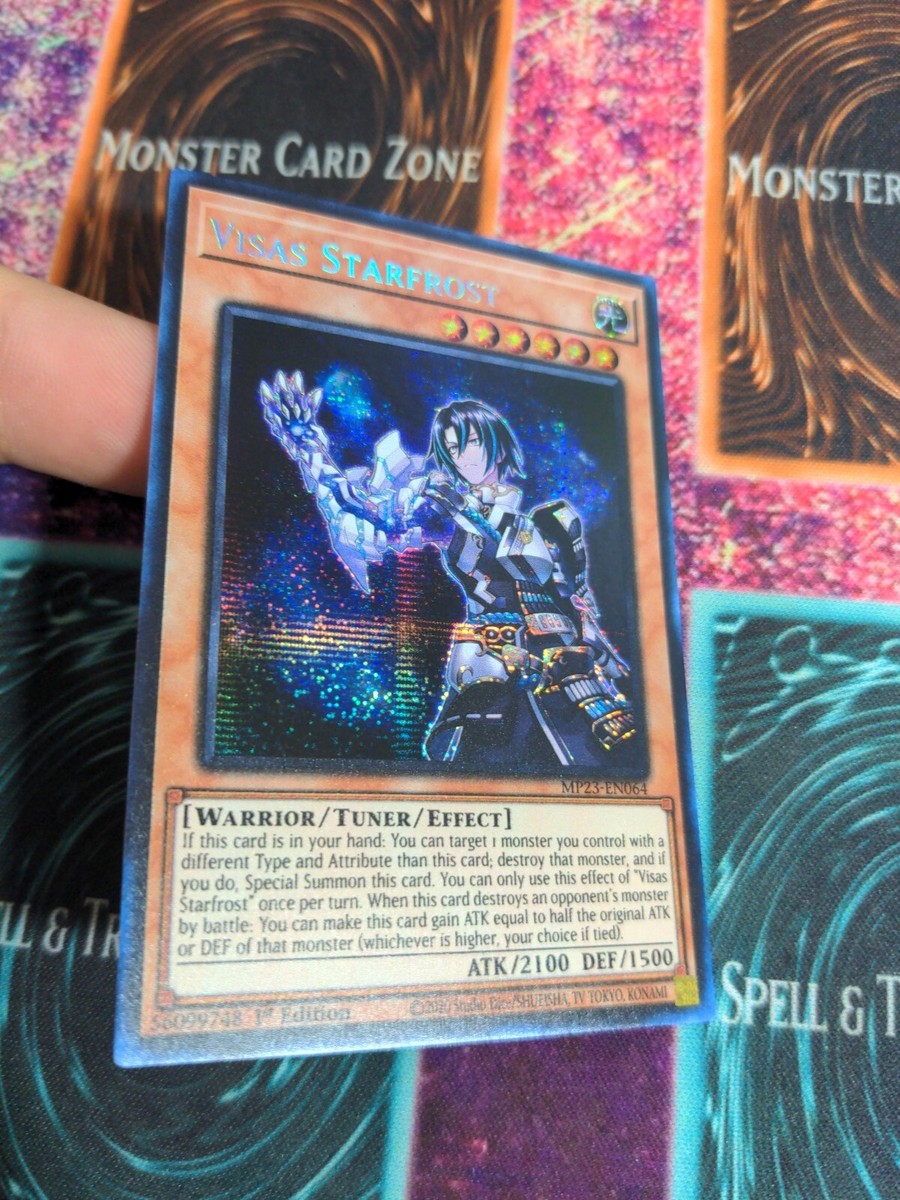Yu-Gi-Oh! Visas Starfrost MP23-EN064 1st Edition Prismatic Secret Rare NM