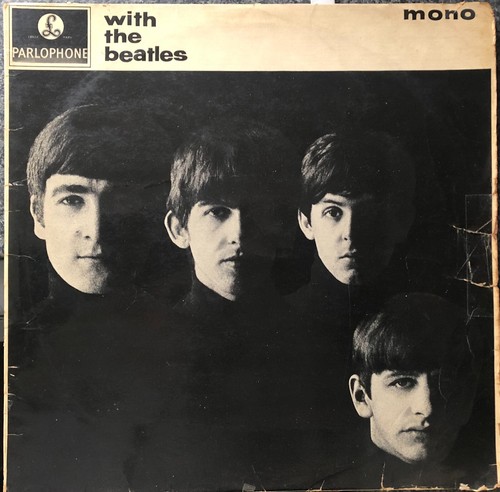 With The Beatles Original 1963 Uk Parlophone Vinyl Lp Pmc 1206