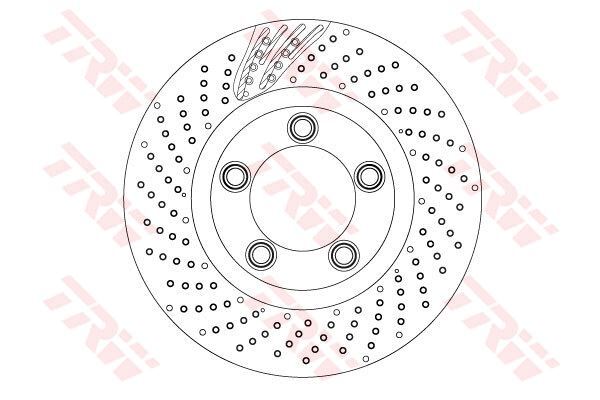 Disques de frein carbone pour Porsche 718 Boxster 2.0 T anti-fading