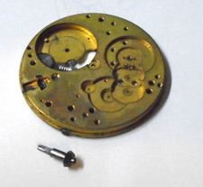 ELGIN 16 SIZE HC POCKET WATCH UPPER PLATE W/WIND SET PARTS MODEL 3 -- 22