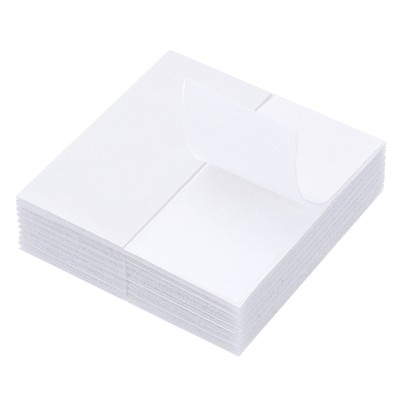 18 Pack Hook and Loop Strips Rectangle Tape Double Sided 2'' x 4'', White