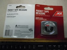 Ace Hardware 10 foot Pocket Tape Measure MFG #: CYG3006 Lot of 2