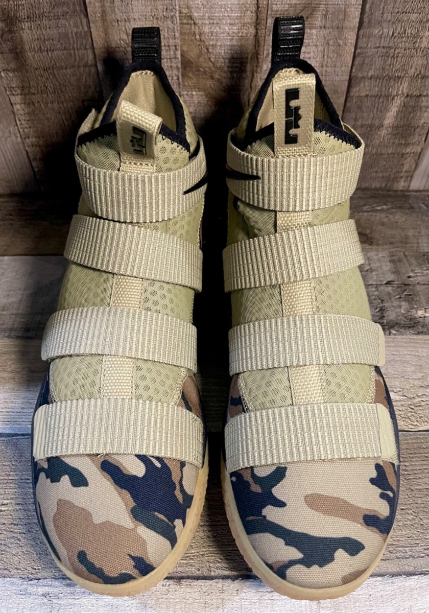 2017 Nike LeBron James (10)X Soldier Camo (897644-200)BBall