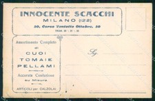 Milano Città Articoli per Calzolai Commerciale cartolina RT5795