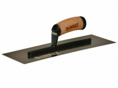 Dewalt 14'' Stainless Steel Flat Finishing Trowel w/ Leather Composite Handle 