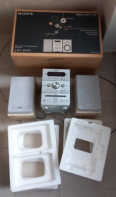 SONY CMT-GPX7 Kompaktanlage CD MP3 HiFi Tape ovp vintage DEFEKT REPARATUR BERLIN