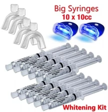 Teeth Whitening Gel Syringes 44% Tooth Bleaching 10pcs Dental Kit White Teeth